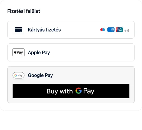 Paynance fizetési felület: Google Pay